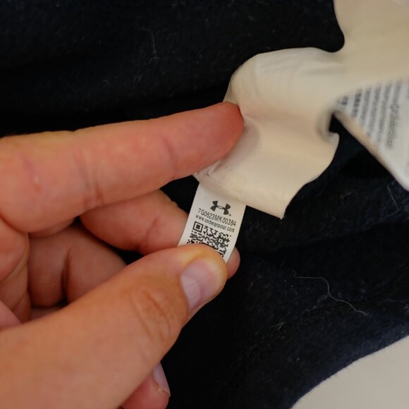 Under Armour Threadborne Black Cowl Neck Hooded Hoodie Sweater Medium - Picture 13 of 14